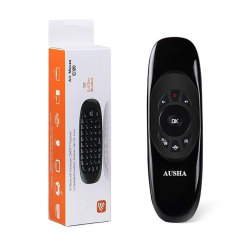 AUSHA Smart Air Mouse Rechargeable Remote with Keyboard
