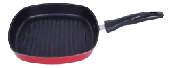 Nirlon Aluminium Non-Stick Gas Compatible Grill Pan 24.5cm