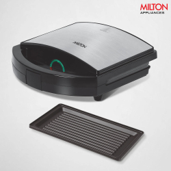 Milton Sandwich Griller HSG044 | 750W | Double Wall Cool Touch Body | Auto Cut-Off | 2 Year Warranty
