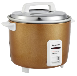 Panasonic SR-W18GH 660-Watt Automatic Warmer Electric Rice Cooker Gift Combo Pack (Gold, 1.8 Liters)