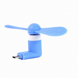 Micro / Android USB Mini Fan Flexible USB Fan (1 Pc / With Card Packing)
