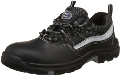Allen Cooper Steel Toe Safety Shoes Low Ankle PU Sole Size 6 UK/India Black, AC-1425