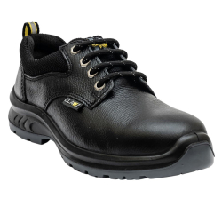 Hillson Clawz CL01 Steel Toe Safety Shoes PU Sole Low Ankle Black Leather Size 10 UK/India
