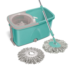 Milton Classic Spin Mop | Microfiber Floor Cleaning Mop with 360° Movement & Liquid Dispenser