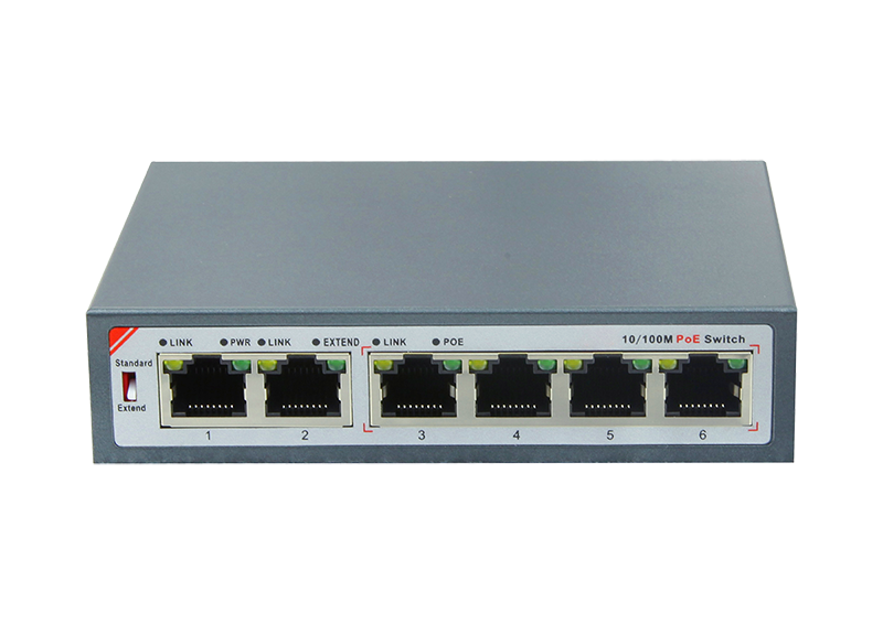 SWITCH 4 PORT POE