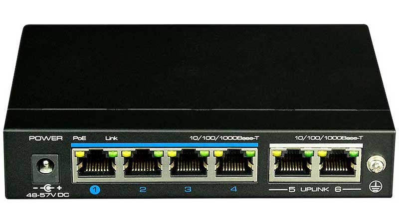 SWITCH 4 PORT POE FULL GIGA
