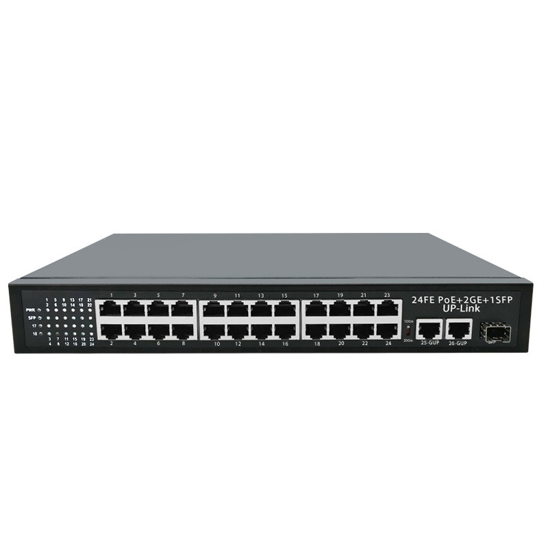 SWITCH 24 PORT POE GIGA UPLINK