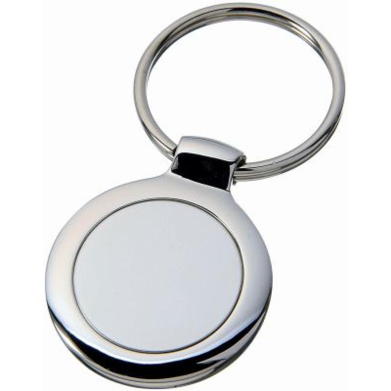 ROUND ROTATING KEYCHAIN