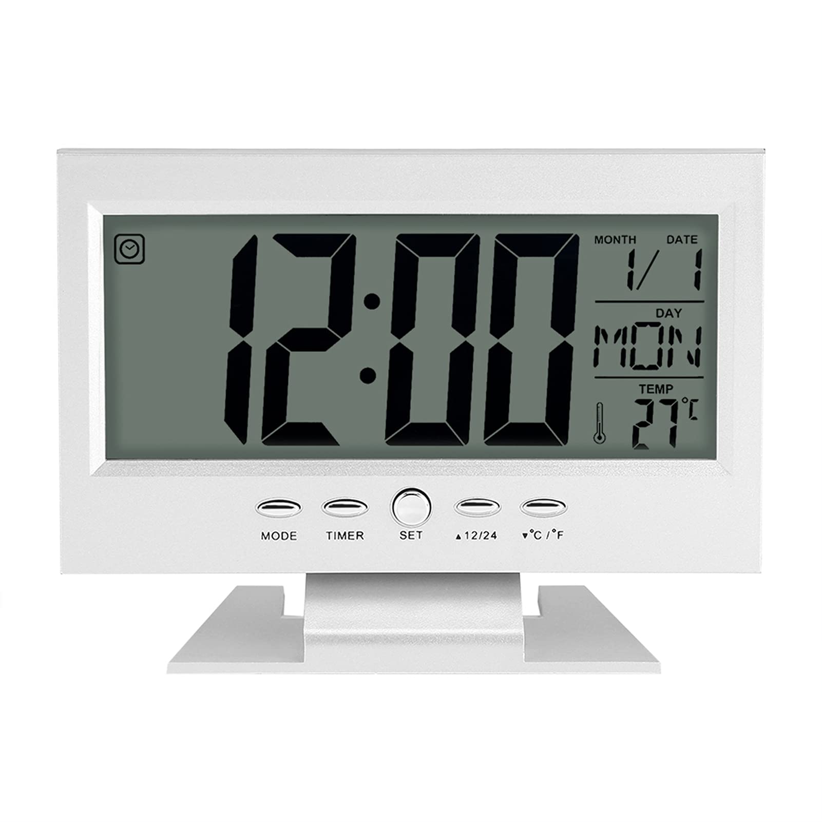TABLE DESK ALARM CLOCK WITH CALENDAR