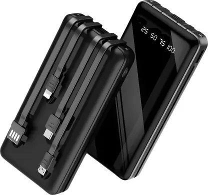 BUILT IN 4 IN 1 POWER BANK 10000 mAh