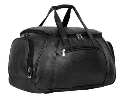 PU LEATHER BLACK TOAD BAG