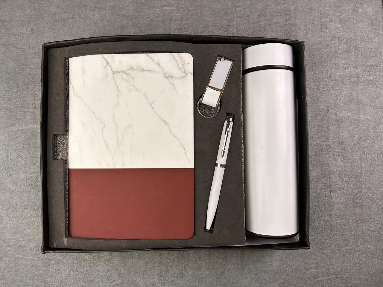NOTEBOOK DIARY, BALL PEN , KEYCHAIN & BOTTLE