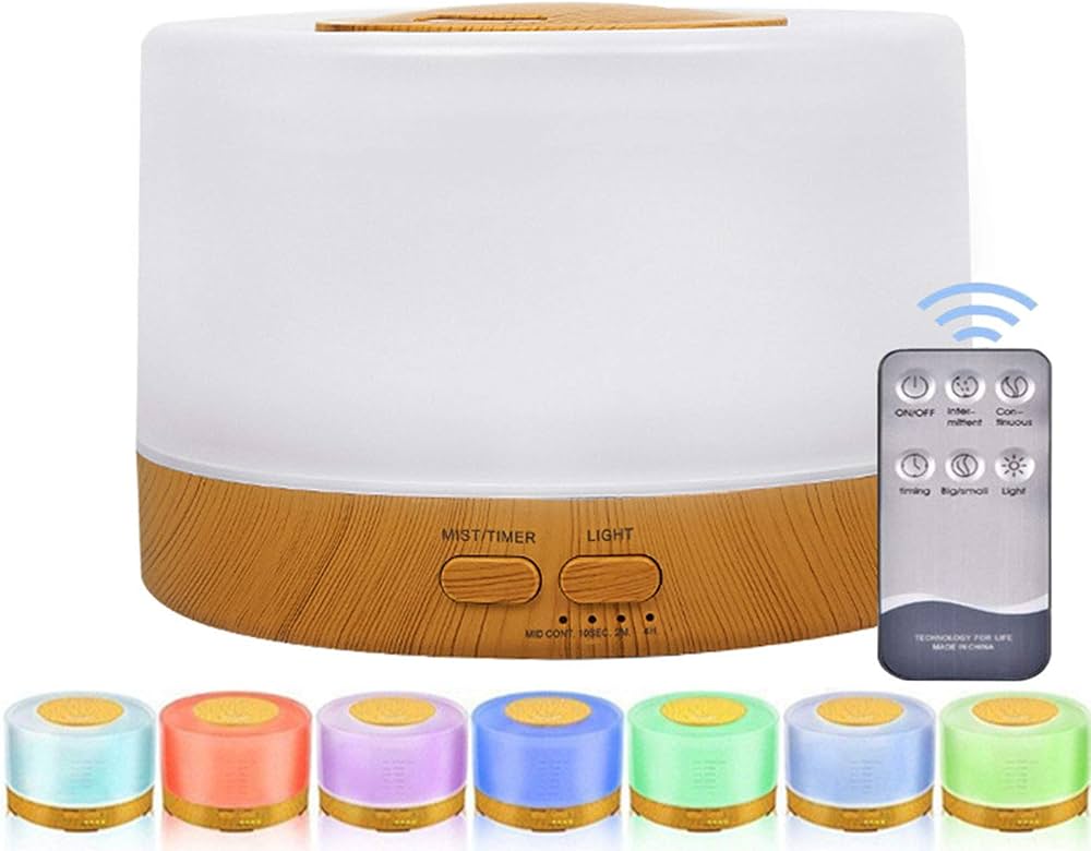 ESSENTIAL OIL DIFFUSER WITH REMOTE CONTROL