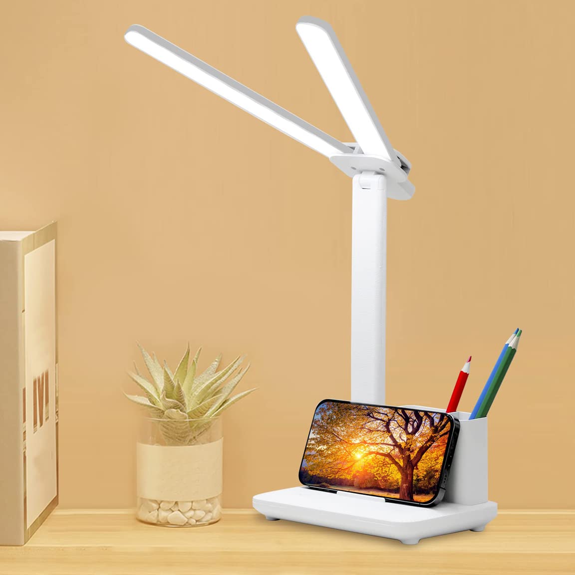 DOUBLE HEAT TABLE LAMP